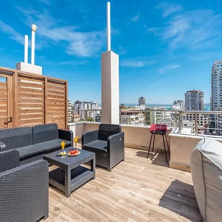 Luxury Seaview With Big Terrace And Jacuzzi Lejlighed