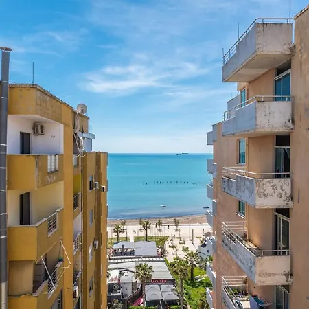 Luxury Seaview With Big Terrace And Jacuzzi Lejlighed Durrës