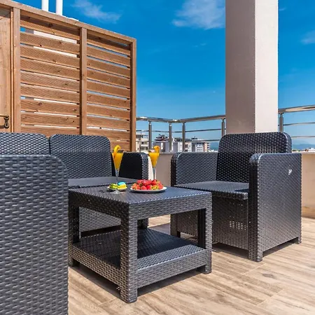 아파트 Luxury Seaview With Big Terrace And Jacuzzi *